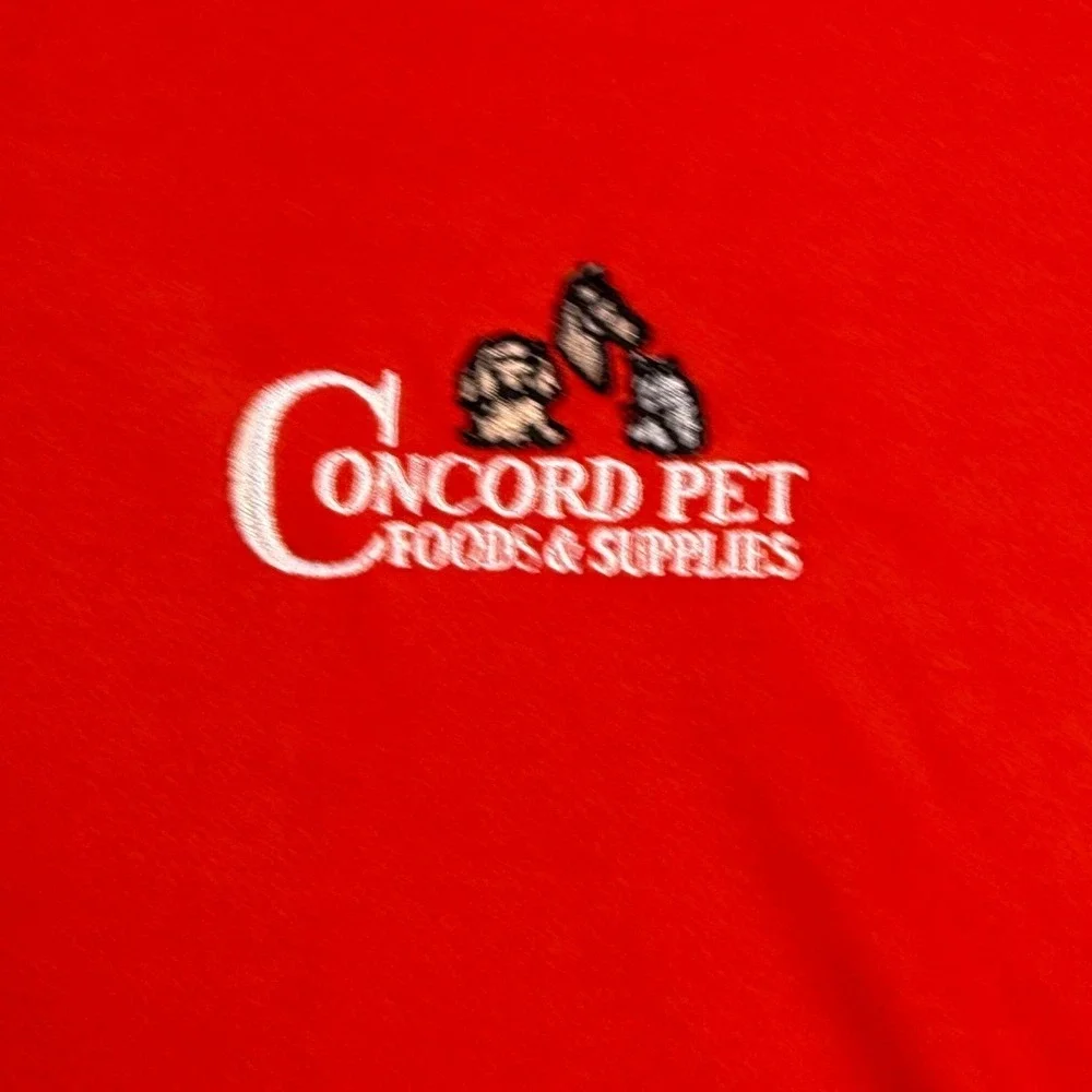 Adidas Golf Polo 2XL‎ Mens Red Concord Pet American Flag Logo DCW Invitational